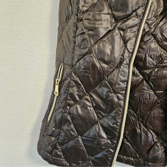 Calvin Klein Quilted Diamond Zip Up Jacket Vest, Small - Picture 4 of 4